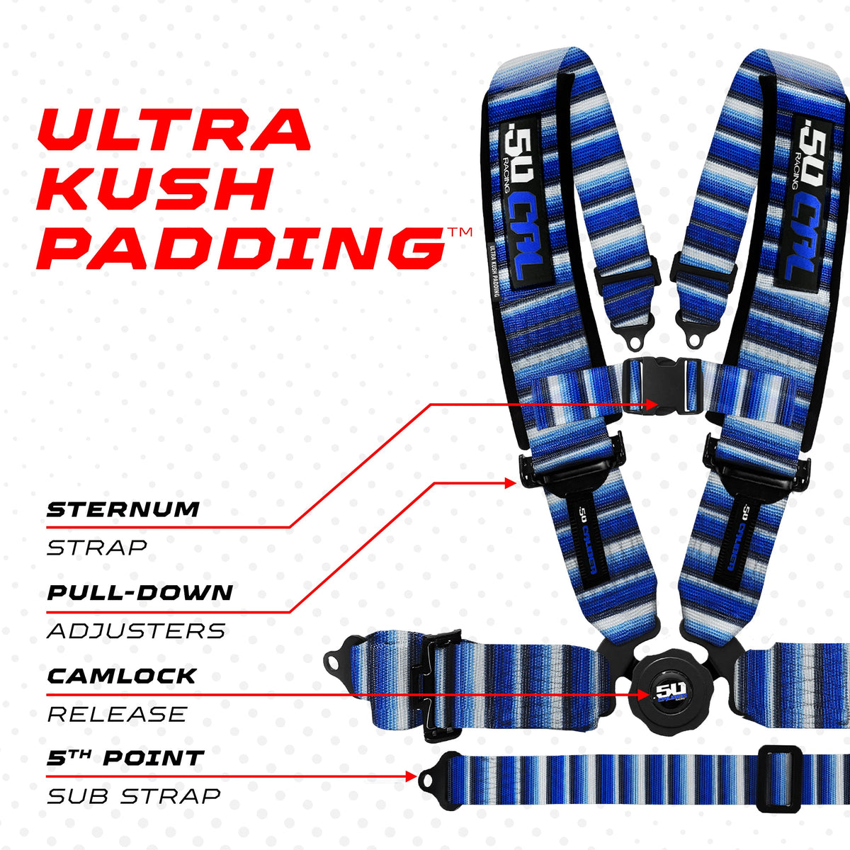 Elite Camlock 4/5-Point UTV Harness