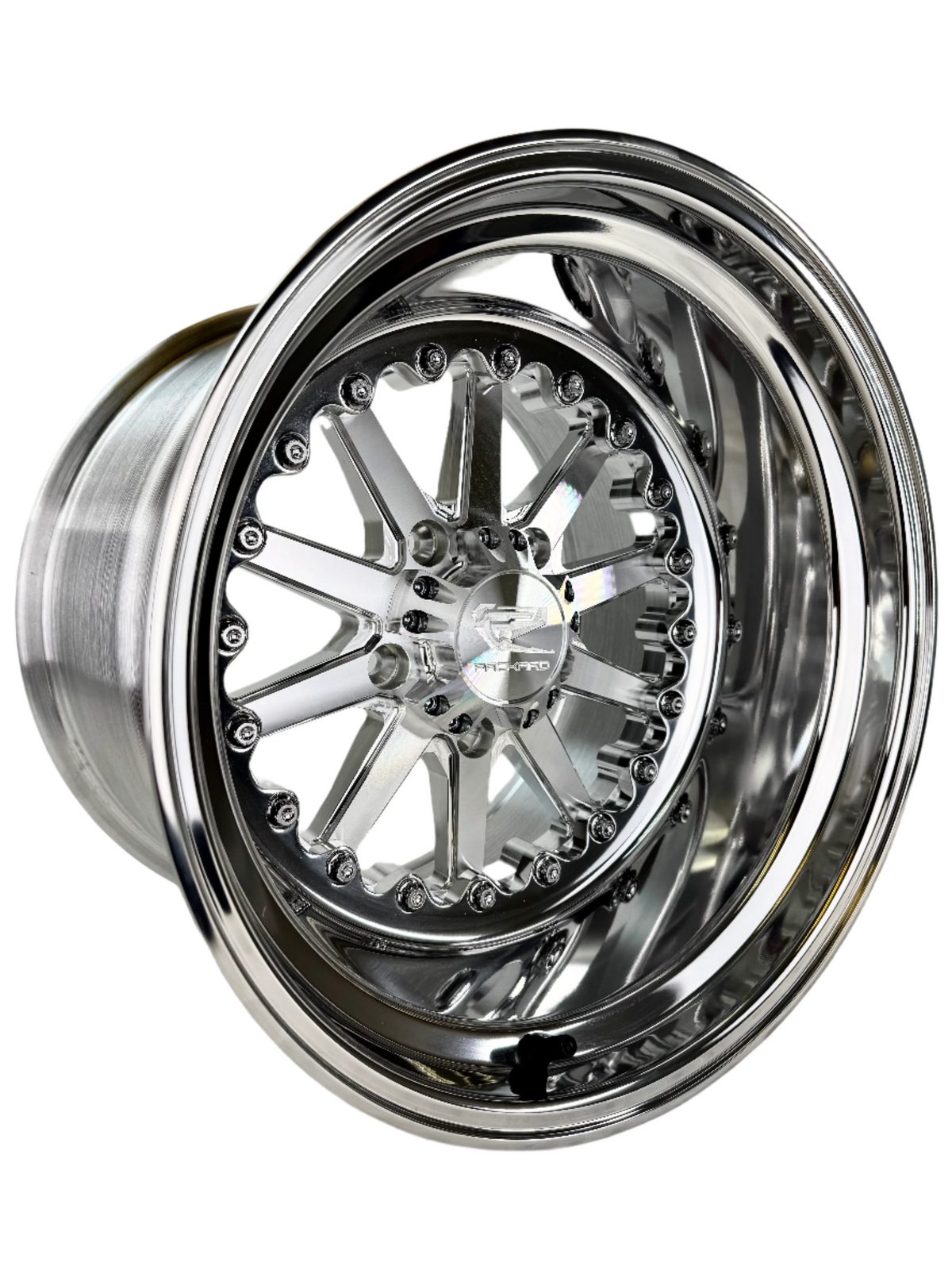 Element FF Forged Polished Silver UTV Wheel Set for RZR Pro R 5x4.5
