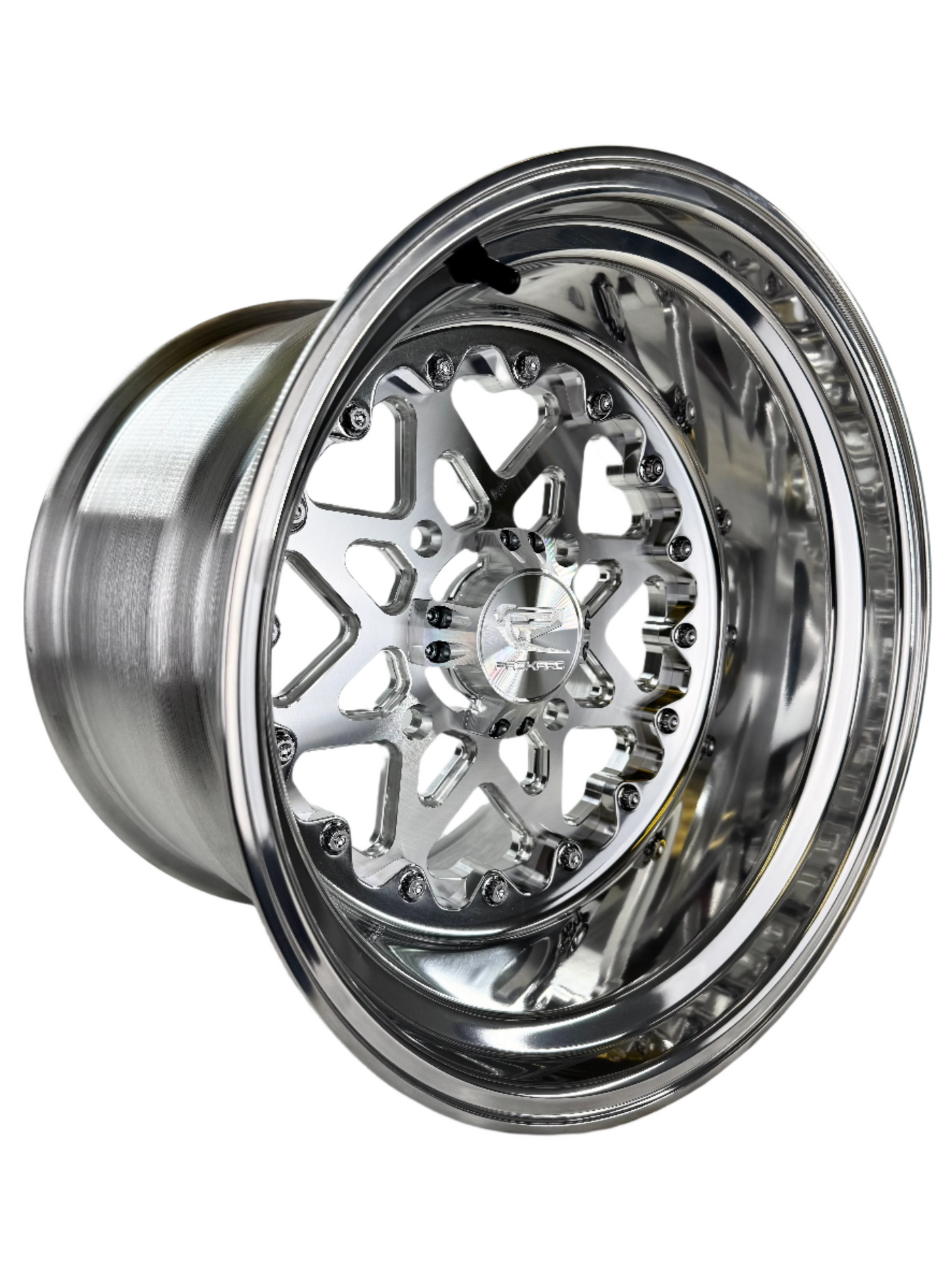 V2 Super Star - FF Forged Polished - Silver 4x110 UTV Wheel