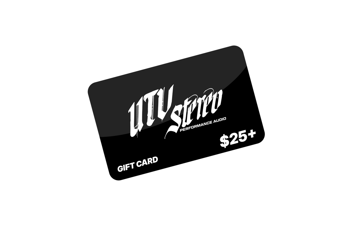 UTV Stereo Gift Card