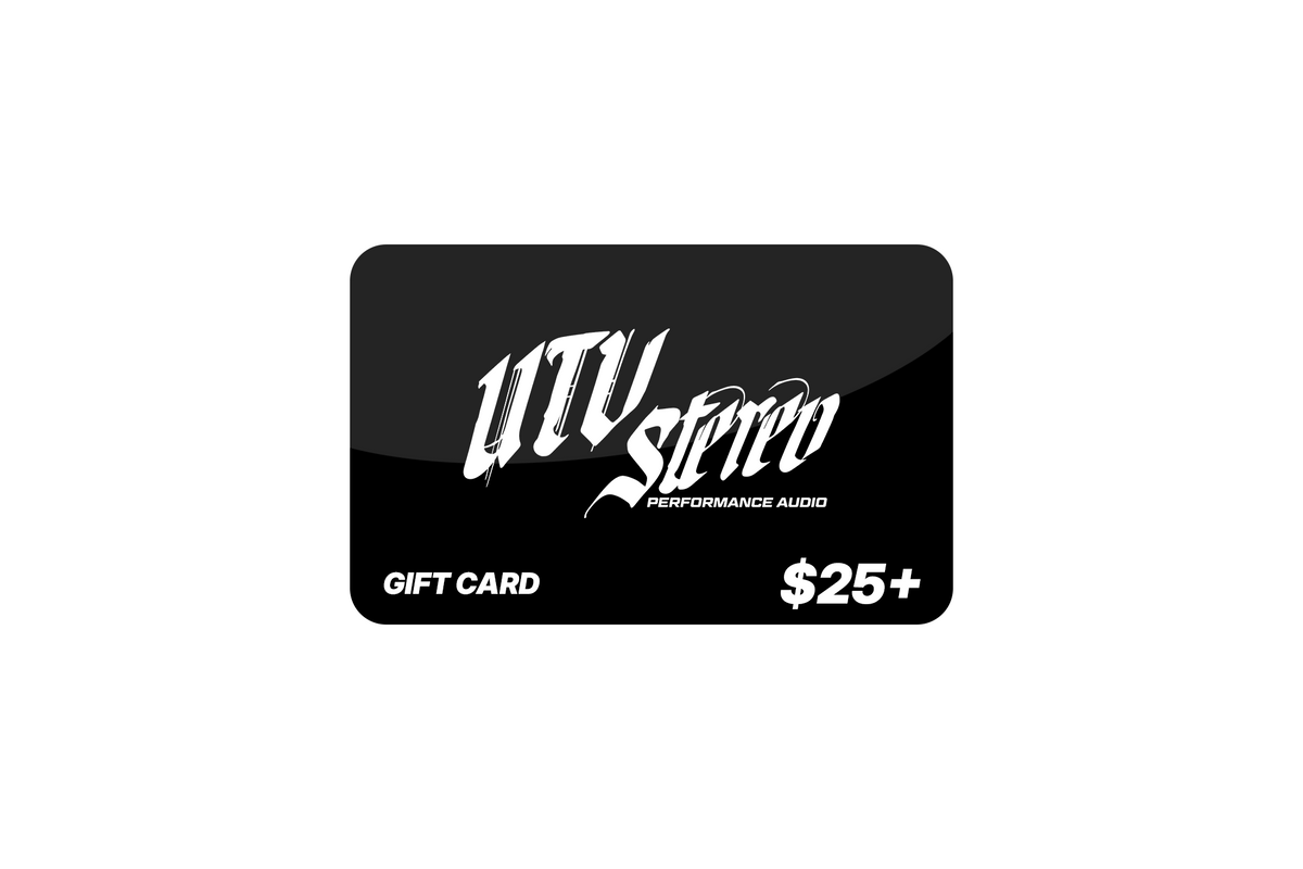 UTV Stereo Gift Card