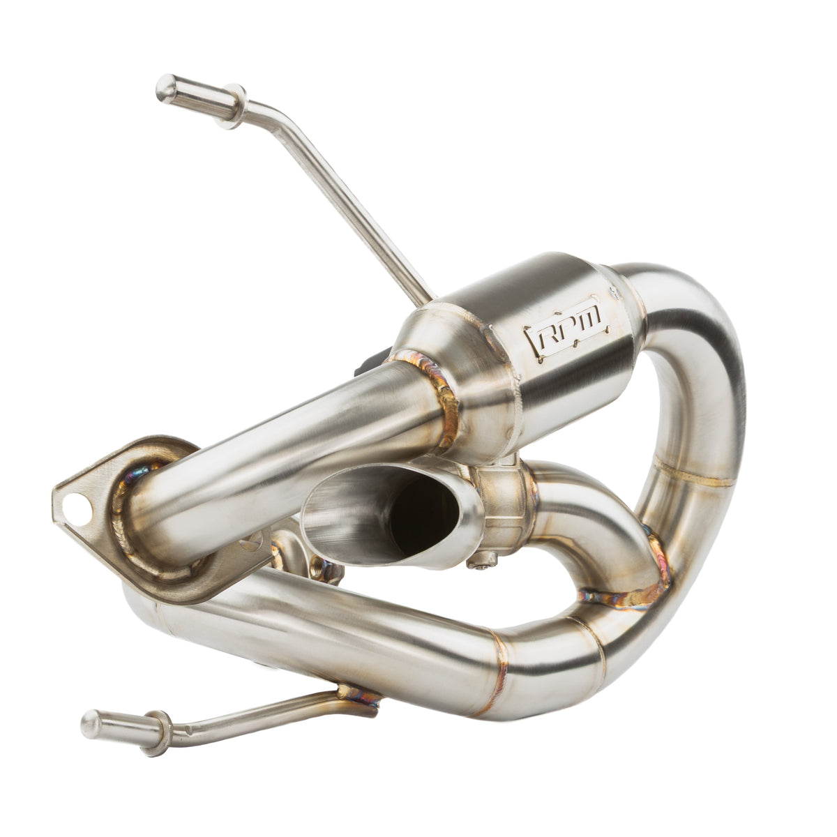 Kawasaki Teryx H2 Big Mouth Resonated Cat Delete Mid Pipe With E-Valve