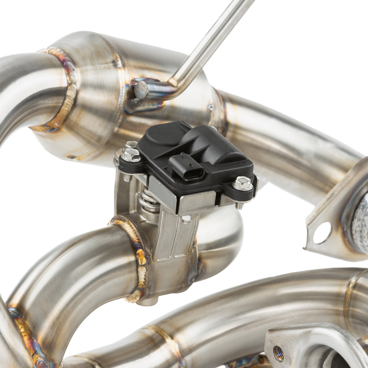 Kawasaki Teryx H2 Big Mouth Resonated Cat Delete Mid Pipe With E-Valve – product detail 2