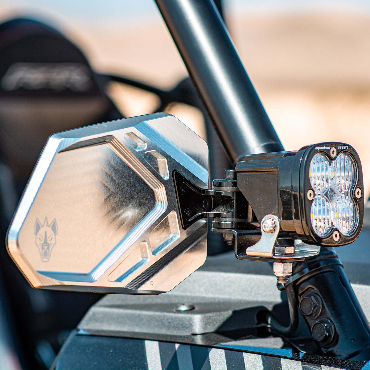 Cuero Pro UTV Side Mirror - Larger Viewing Area + Adjustable Design