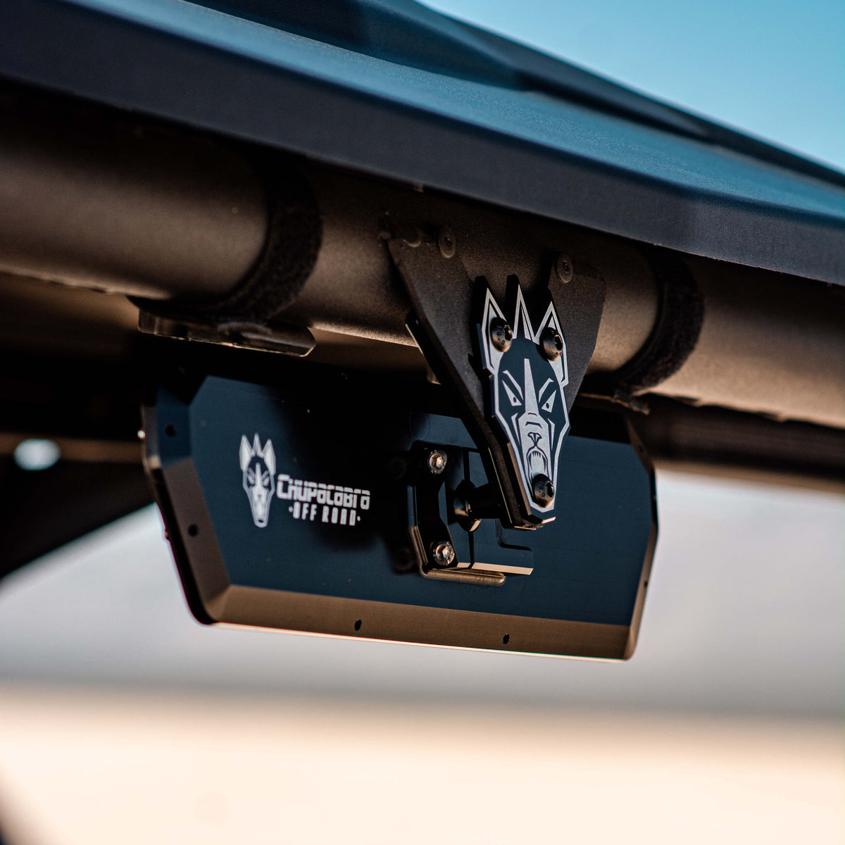 X3 Specific Super DELUXE 11" Offroad UTV Center Rearview Mirror - Huge Field of Vision + Adjustable Dual Mount (2023)