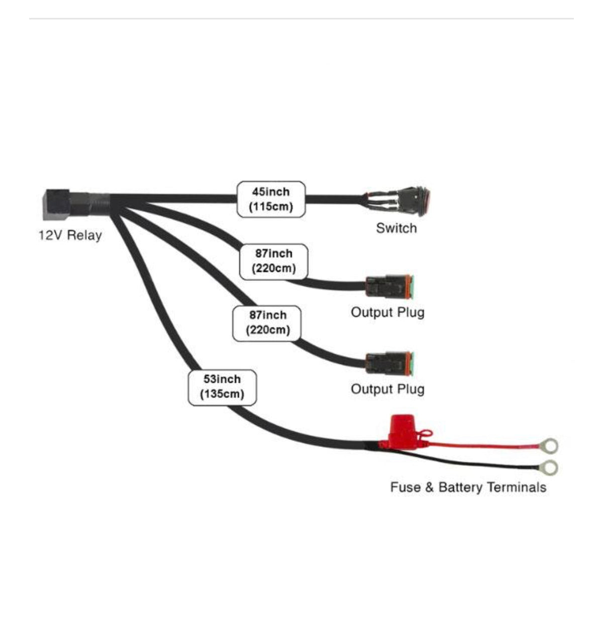 Photo of Dual Spotlight 3 Way Wiring Harness by All Terrain Concepts - Premium Electrical for UTVs / Side by Sides