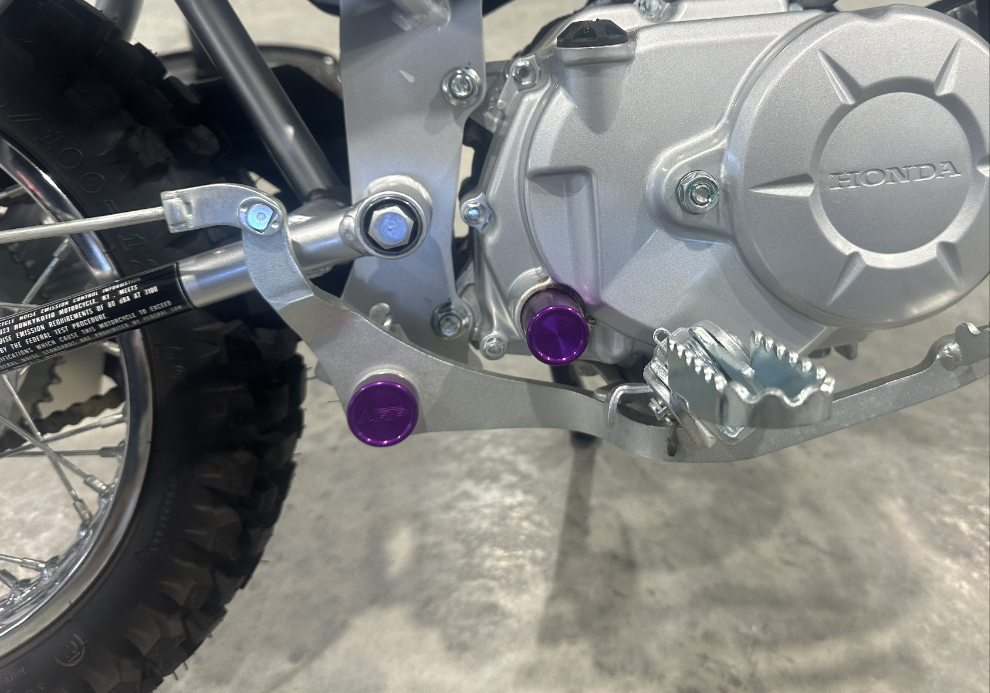 Photo of NRP Honda CRF110 and KLX110 Billet Kickstart Delete Cap by Nitro Racing Parts - Premium Pit Bike Dress Up Parts for UTVs / Side by Sides