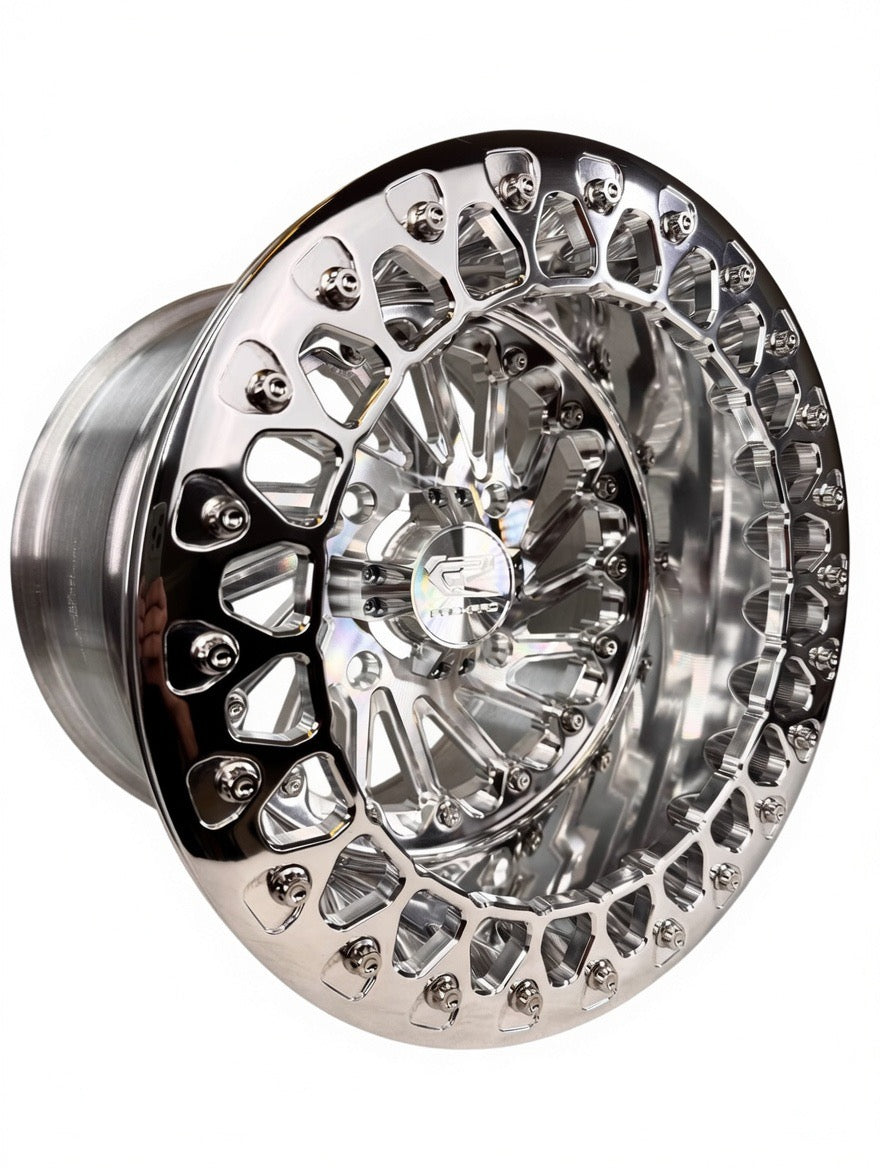Cyclone - FF Forged Polished Beadlock - Silver