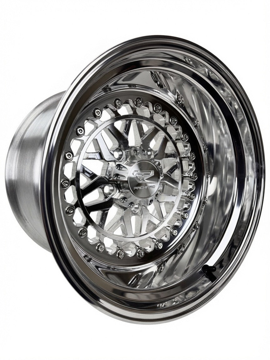 Packard Apollo - FF Forged Polished - Silver RZR Pro R 5x4.5