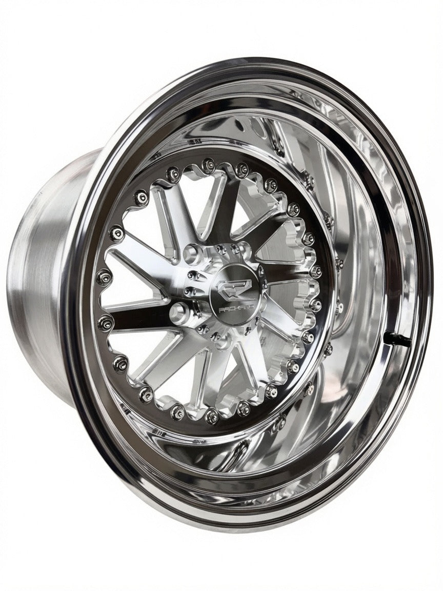 Packard Cyclone - FF Forged Polished - Silver RZR Pro R 5x4.5