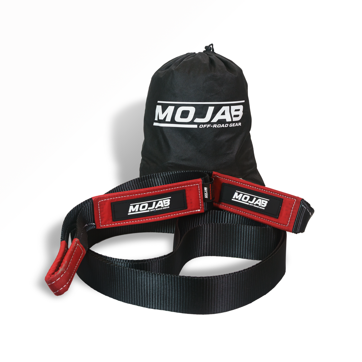 Photo of 3'' x 20' Tow Strap / Winch Strap (Lifetime Warranty) by MOJAB OFFROAD - Premium for UTVs / Side by Sides