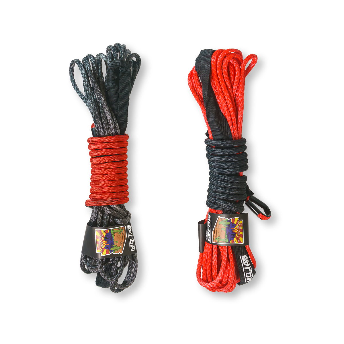 Photo of 1/4” x 50” Heavy duty SXS synthetic winch line by MOJAB OFFROAD - Premium for UTVs / Side by Sides