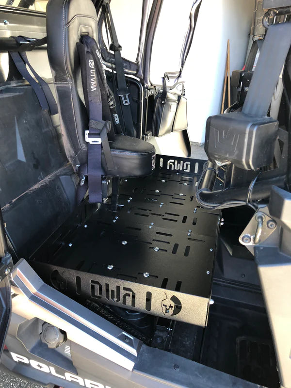 Photo of RZR Rear Seat Mounted Cargo Rack by DWA - Premium Storage for UTVs / Side by Sides