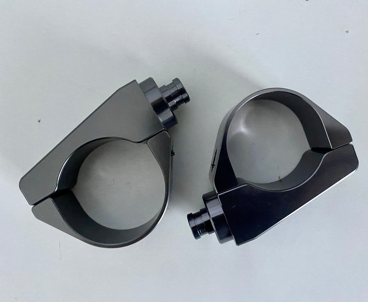 Chupacabra Offroad Cuero UTV Side Mirror Replacement Clamps - Easy Swap + Custom Colors (Discontinued)