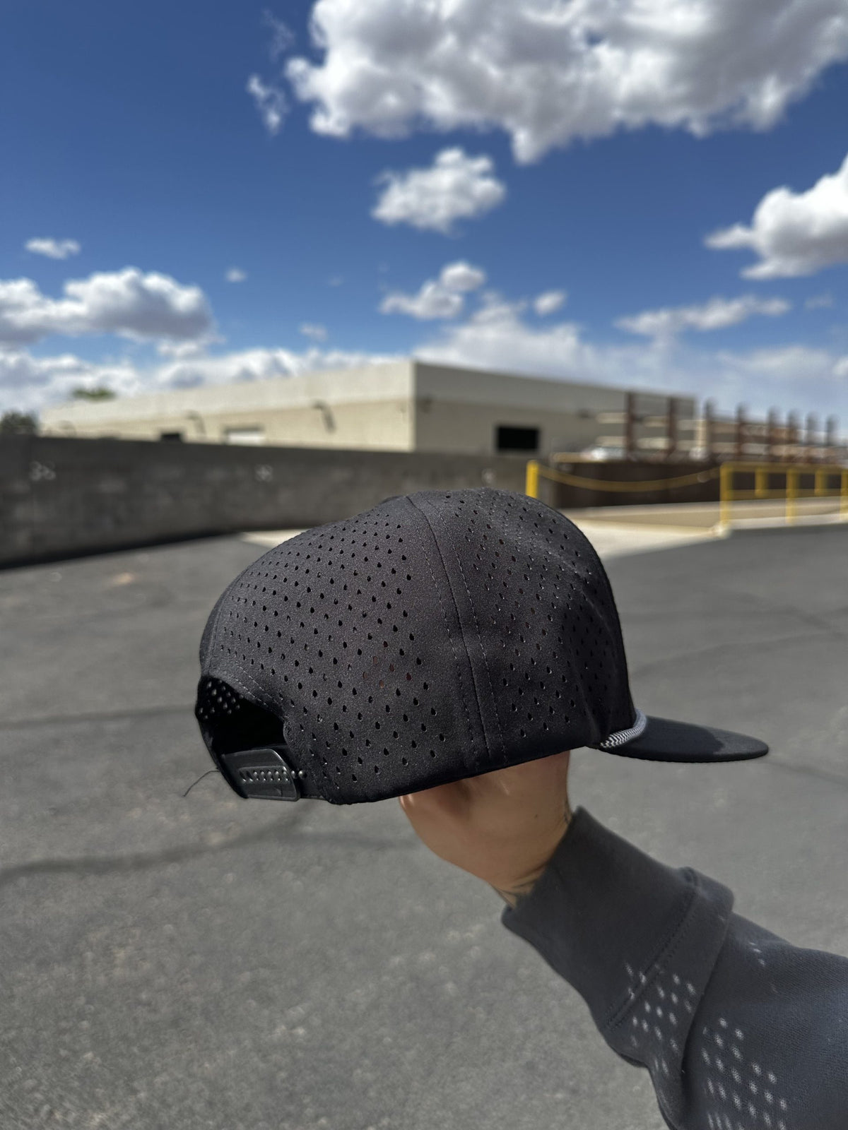 Black Ops Machine Black Rope Hat - Breathable + Water Resistant + Adjustable Snapback (Limited Supply)