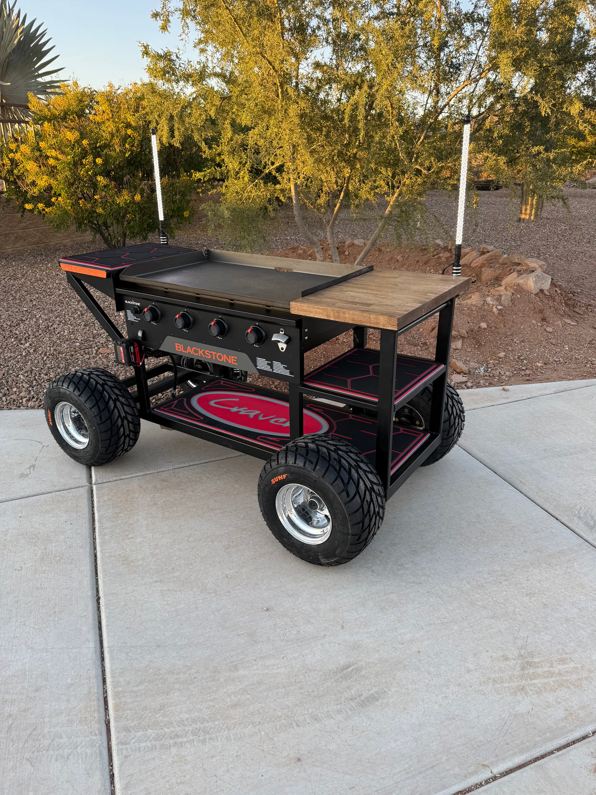Photo of Craven Creations - Blackstone by Marshin Whips - Premium for UTVs / Side by Sides