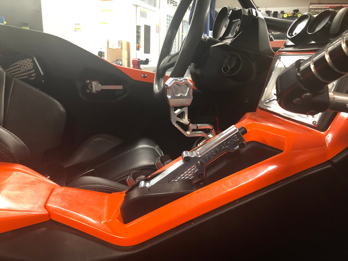 Photo of YXZ 1000R Billet Park Brake Handle by Viper Machine - Premium for UTVs / Side by Sides