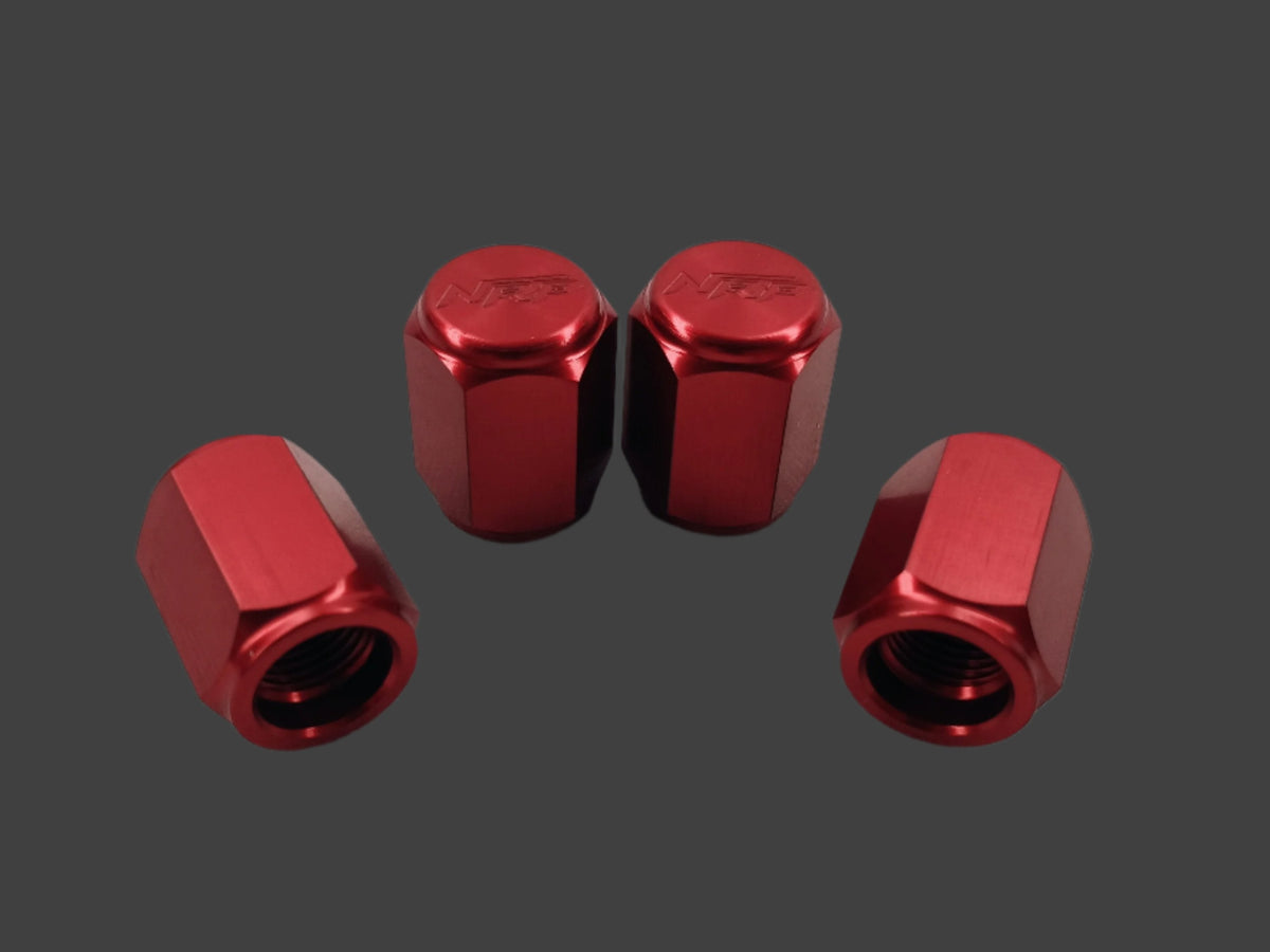 Photo of NRP Billet Hex Valve Stem Caps by Nitro Racing Parts - Premium Valve Stem Caps for UTVs / Side by Sides