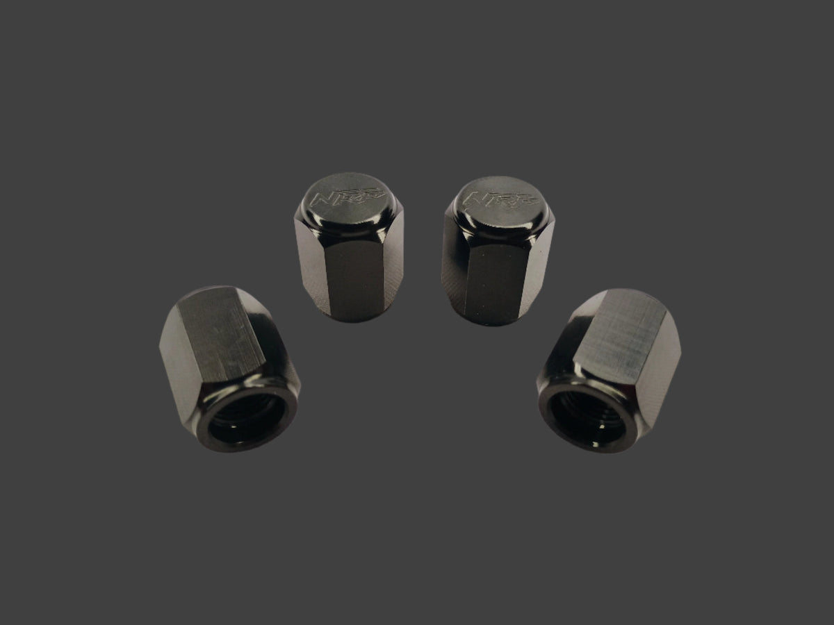 Photo of NRP Billet Hex Valve Stem Caps by Nitro Racing Parts - Premium Valve Stem Caps for UTVs / Side by Sides