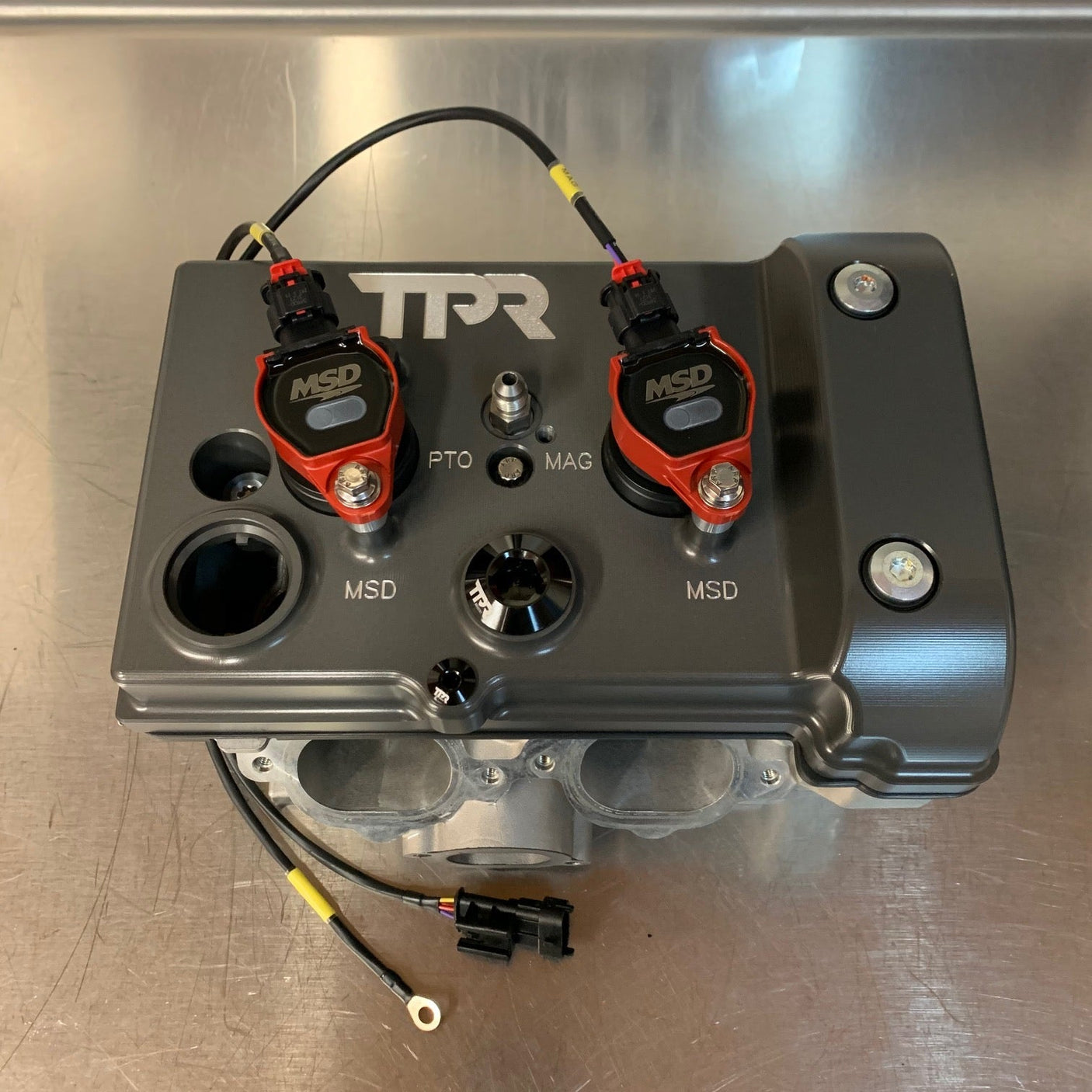 TPR010 - HARD CLEAR Billet Valve Cover - Polaris RZR