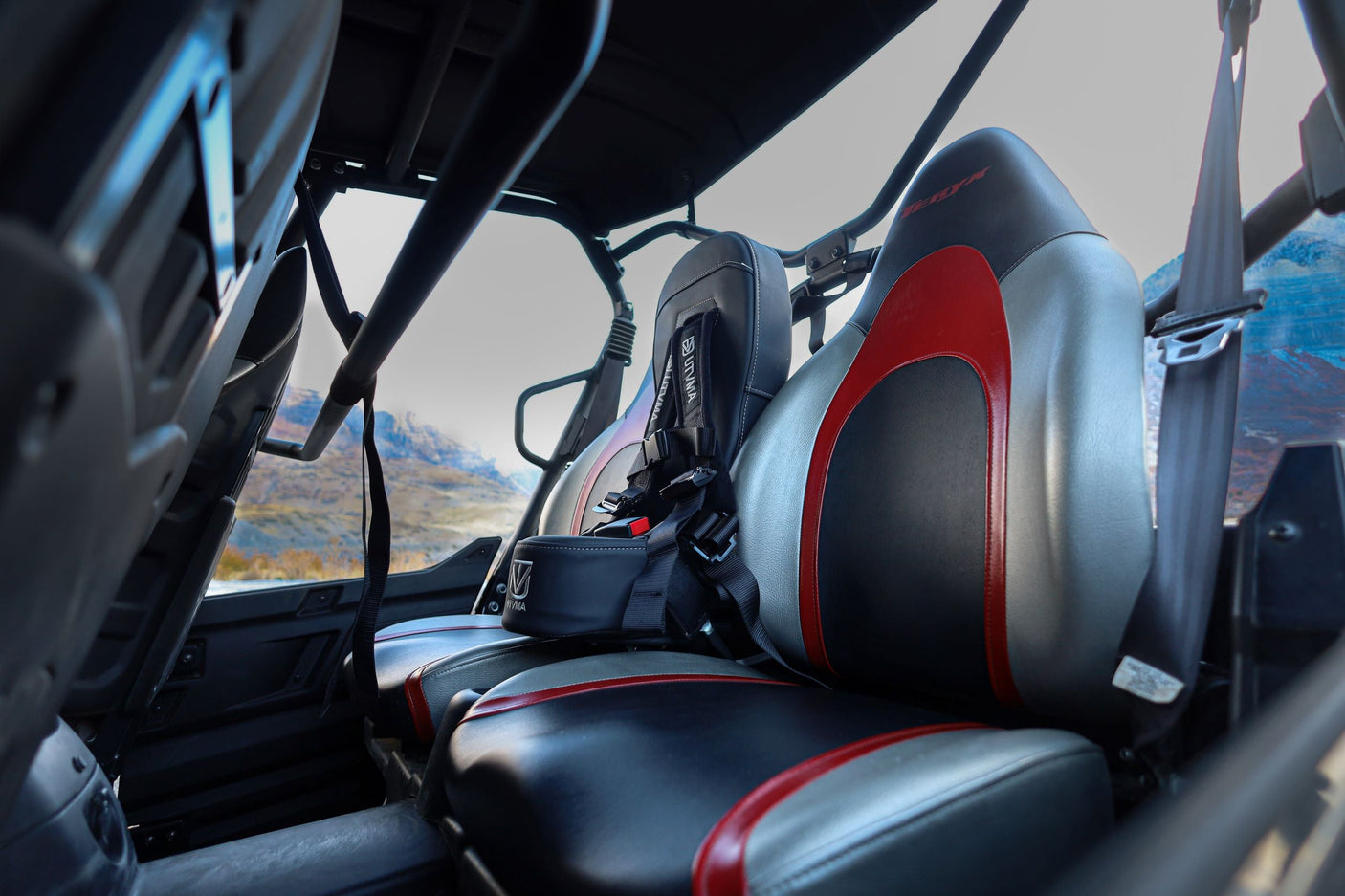 Photo of Teryx 4 Rear Bump Seat (2012-2025) by UTV Mountain Accessories - Premium Bump Seats for UTVs / Side by Sides