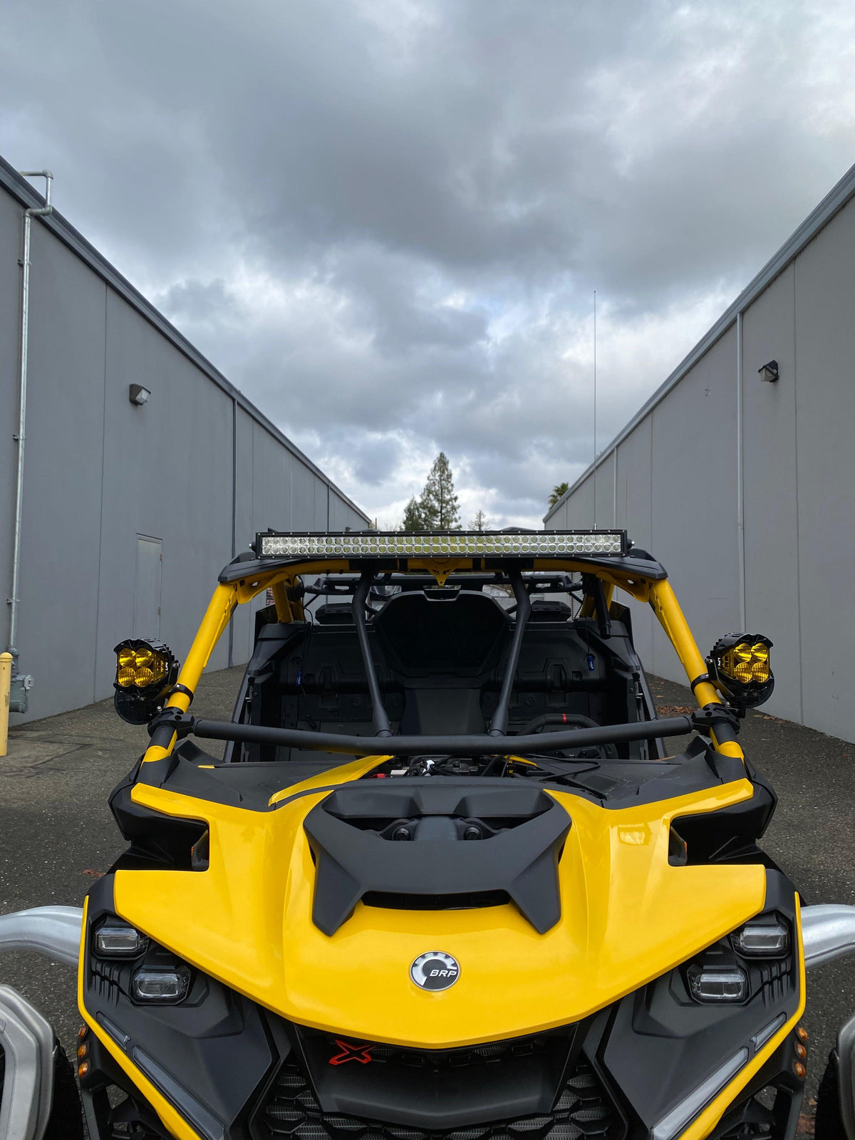Photo of Can-Am Maverick R Light Bar Brackets by Factory UTV - Premium Light Bar Brackets for UTVs / Side by Sides