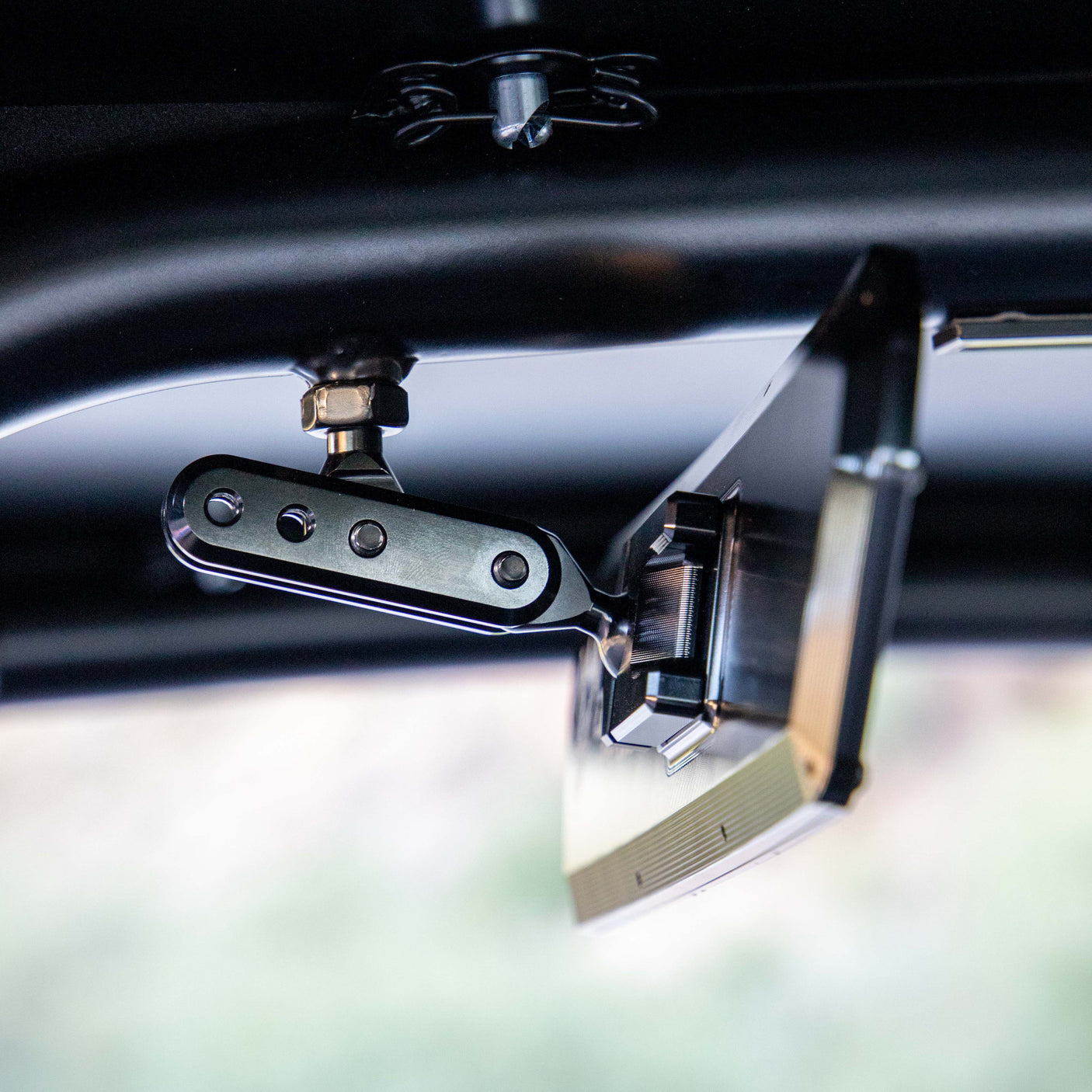 Super DELUXE 11” Offroad UTV Center Rearview Mirror - Wide Field of Vision + Adjustable Dual Mounting (2024)