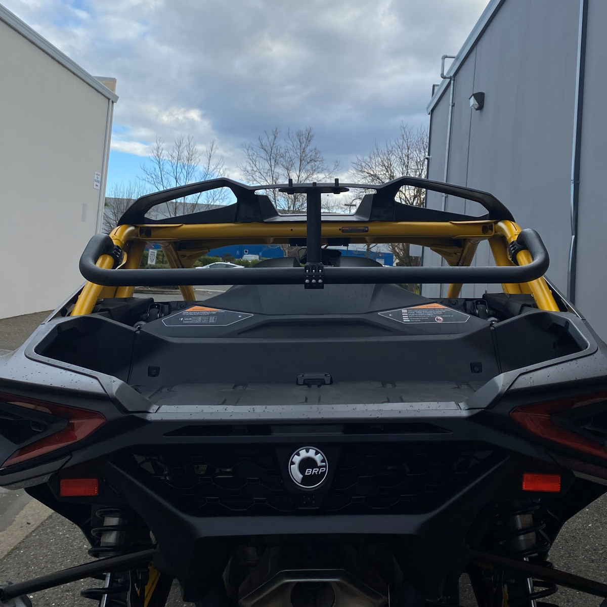 Photo of Can-Am Maverick R Dual Clamp Spare Tire Mount by Factory UTV - Premium Spare Tire Mounts for UTVs / Side by Sides