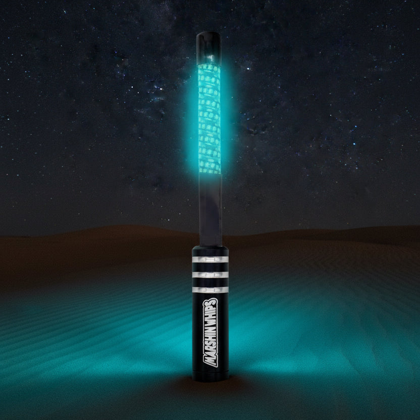 Photo of Game Changer LED Whip - Crystal Grey Single by Marshin Whips - Premium for UTVs / Side by Sides