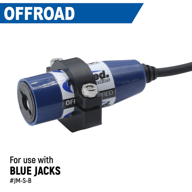 Photo of Rugged Radios Single Headset / Helmet Jack - Bar Mount by Rugged Radios - Premium for UTVs / Side by Sides