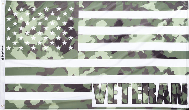 Photo of Veteran Camo American Flag by Bad Flag Store - Premium Flags for UTVs / Side by Sides