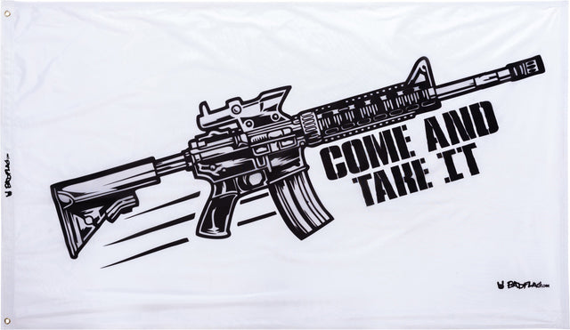 Photo of Come And Take It Rifle Flag by Bad Flag Store - Premium Flags for UTVs / Side by Sides