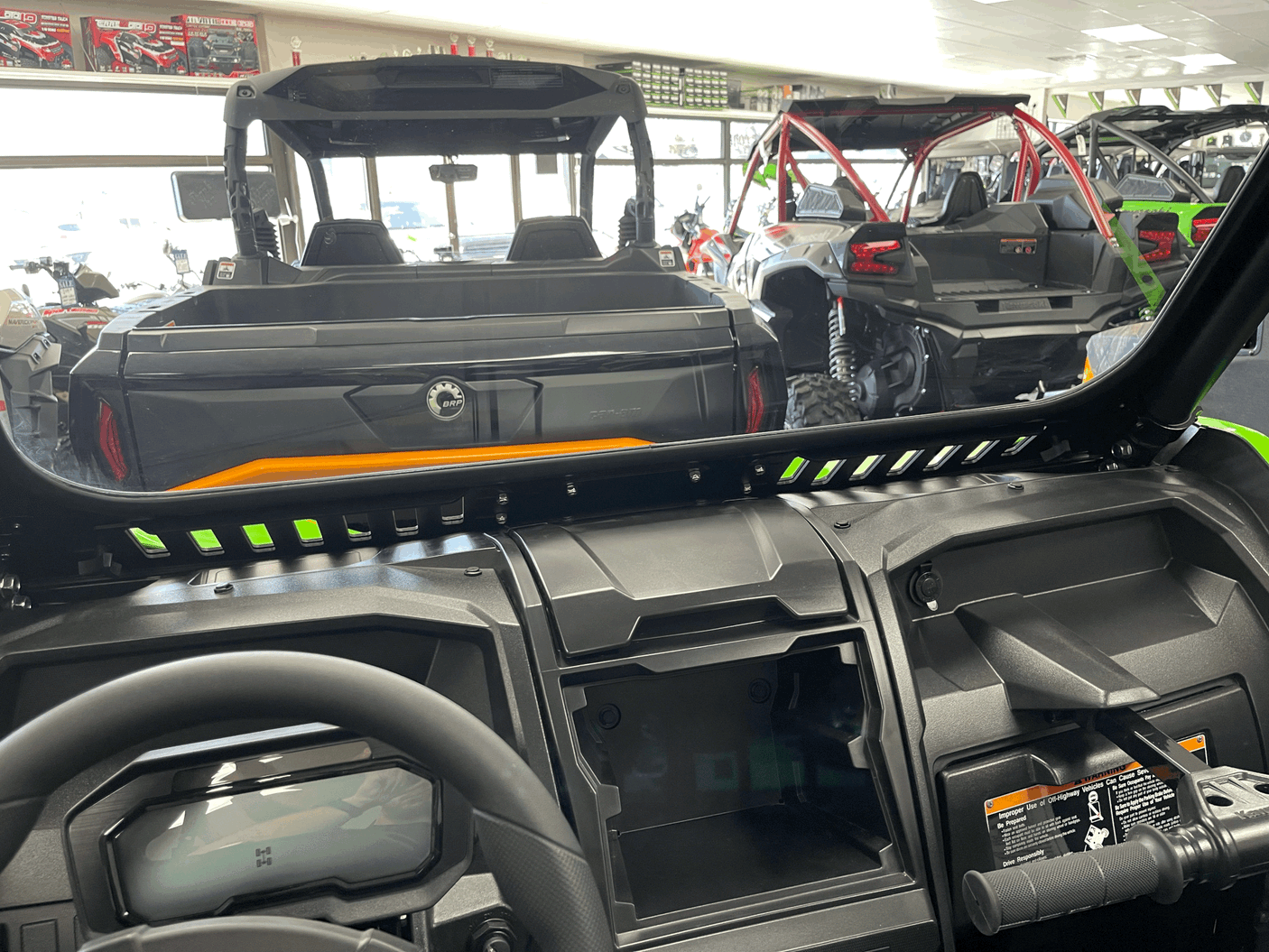 Photo of Kawasaki KRX Windshield by Alpha Windshields - Premium Windshields for UTVs / Side by Sides