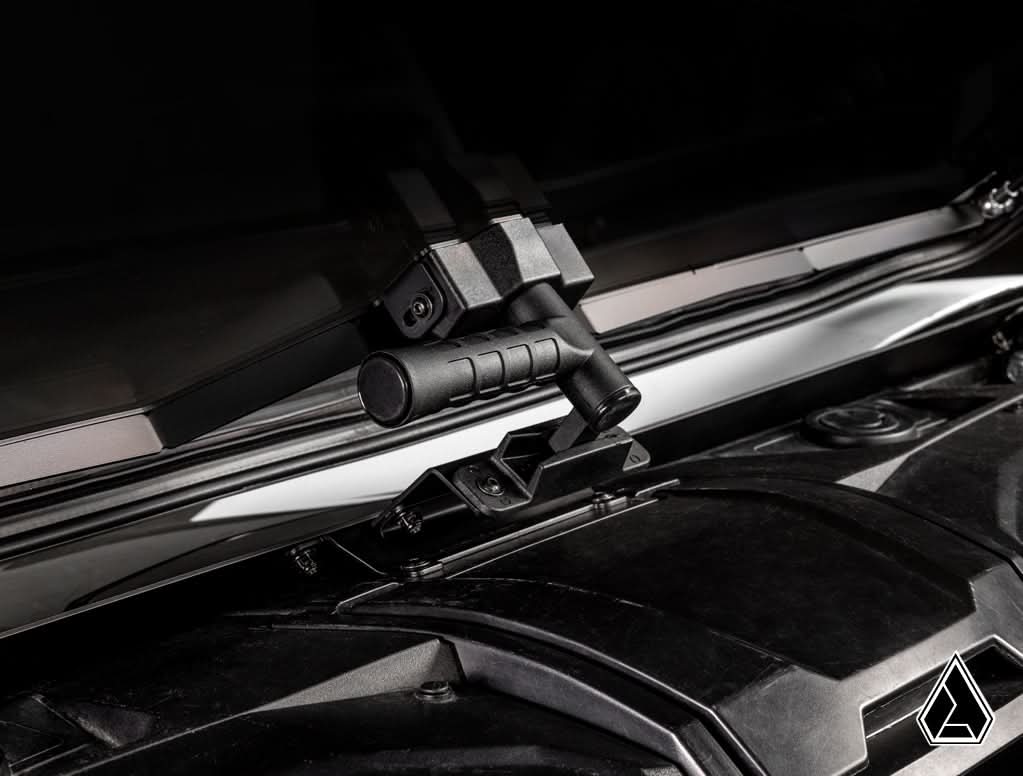2020+ Kawasaki Teryx KRX 1000 Flip Windshield lower latch open — Assault Industries