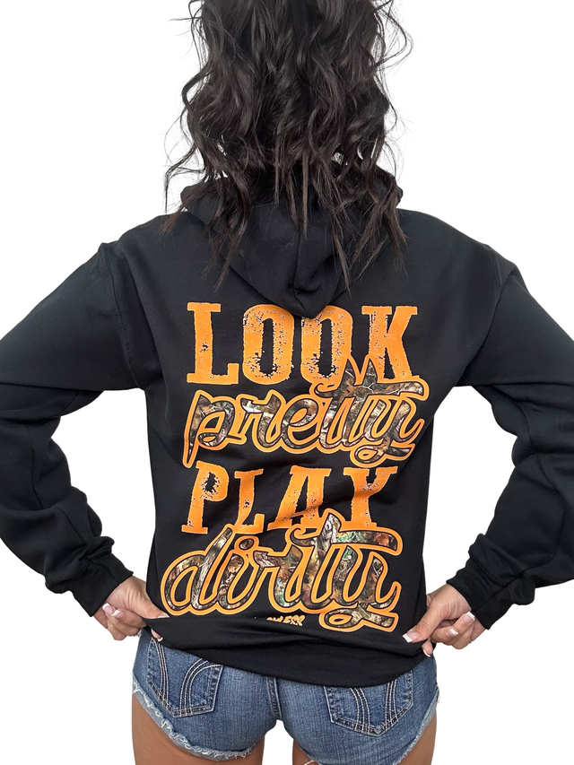 Photo of Look Pretty Play Dirty Hoodie | Hunting Edition by Luckless Outfitters - Premium Hoodie for UTVs / Side by Sides
