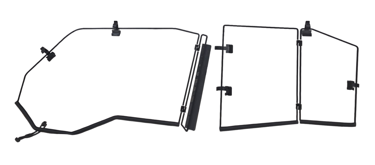Polaris General 1000 4-Door Hard Cab Enclosure | Hinged Crystal-Clear Doors