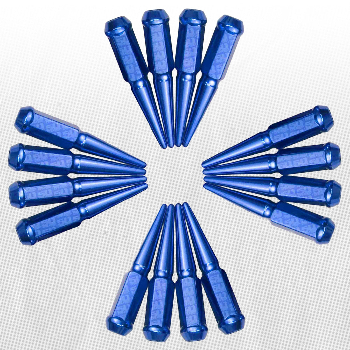 50 Caliber Racing 14x2.0mm Extended Spike Lug Nuts - 60 Degree Taper Seat