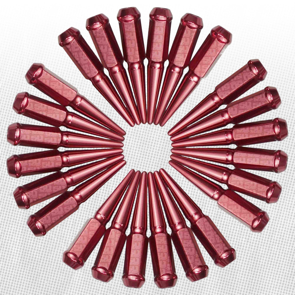50 Caliber Racing 12x1.5mm Extended Spike Lug Nuts - 60 Degree Taper Seat