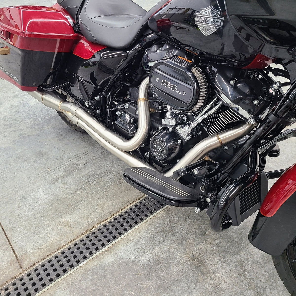 Harley Davidson Full Length 2-1 Touring Bagger Exhaust 2017+ M8 107 114 117