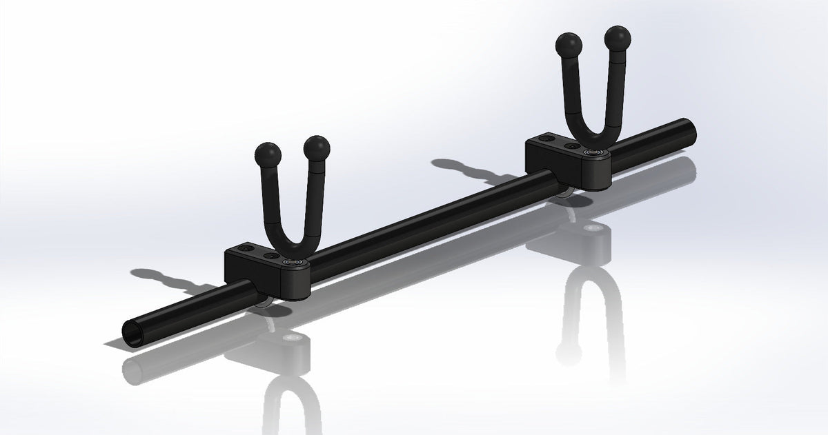 Qwik Rax Horizontal Round Tube Rifle Mount | Single Place Accessory