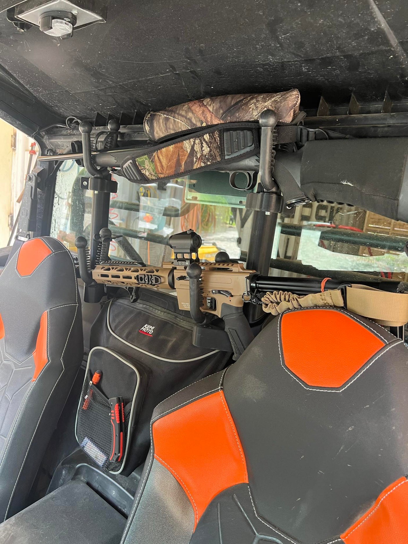 Polaris General Rear Opening Offset Rifle Rack | 1 or 2 Place | 2016-Current