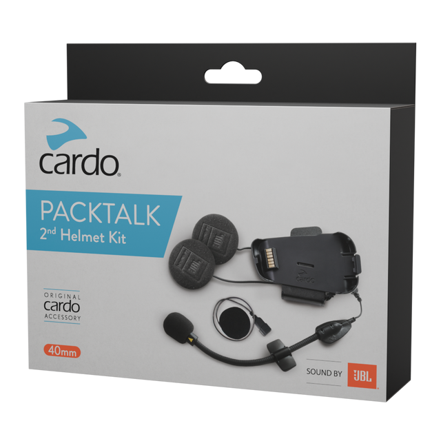 Photo of Cardo Packtalk 2nd helmet kit with Sound by JBL by Cardo - Premium for UTVs / Side by Sides