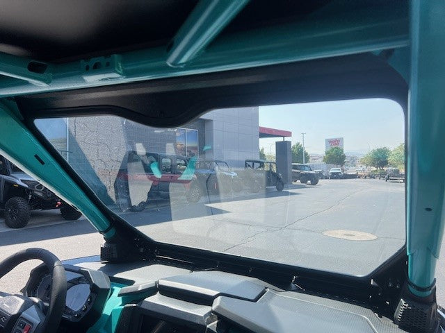 Photo of POLARIS RZR PRO R FRONT WINDSHIELD 2025+ by DWA - Premium Windshields for UTVs / Side by Sides