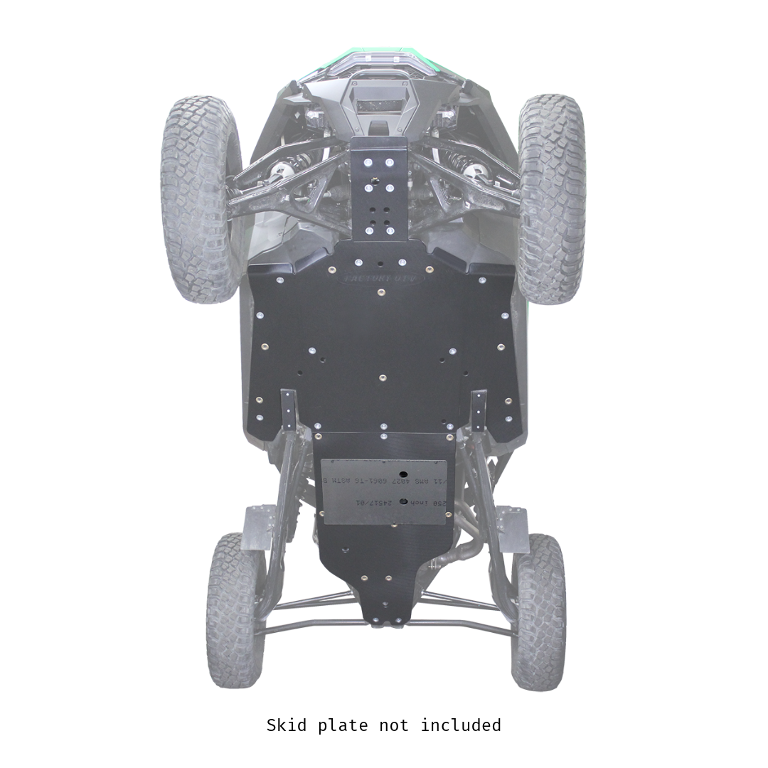 Photo of Polaris RZR Pro R X-Brace for UHMW Skid Plate by Factory UTV - Premium X-Brace for UTVs / Side by Sides