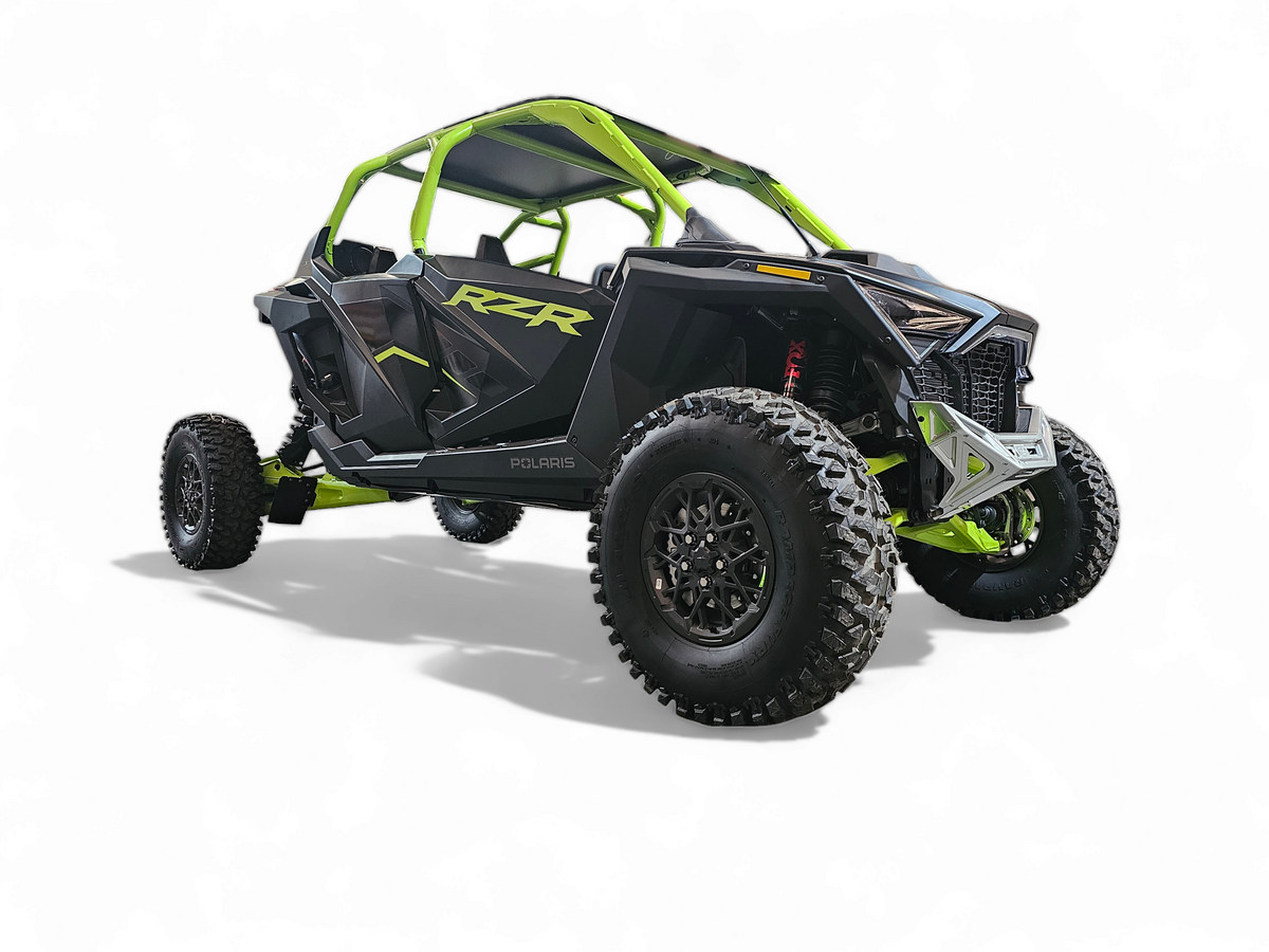 Photo of Elektric Offroad 2022-2024 Polaris RZR Pro R/ Turbo R Machined Billet Front Winch Bumper (Clear Hard Anodize) by Elektric Offroad - Premium Bumpers for UTVs / Side by Sides