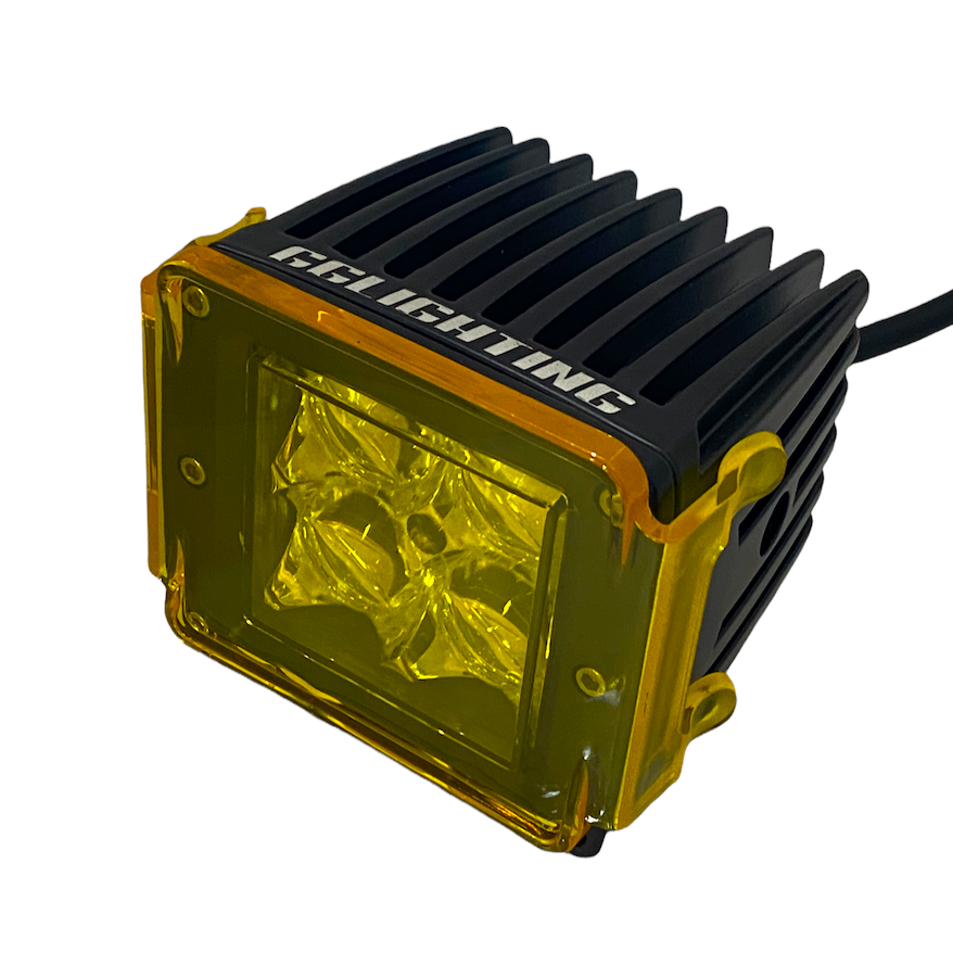 Photo of LED Pod Lens Colored Cover by GGLighting - Premium Light Pods for UTVs / Side by Sides