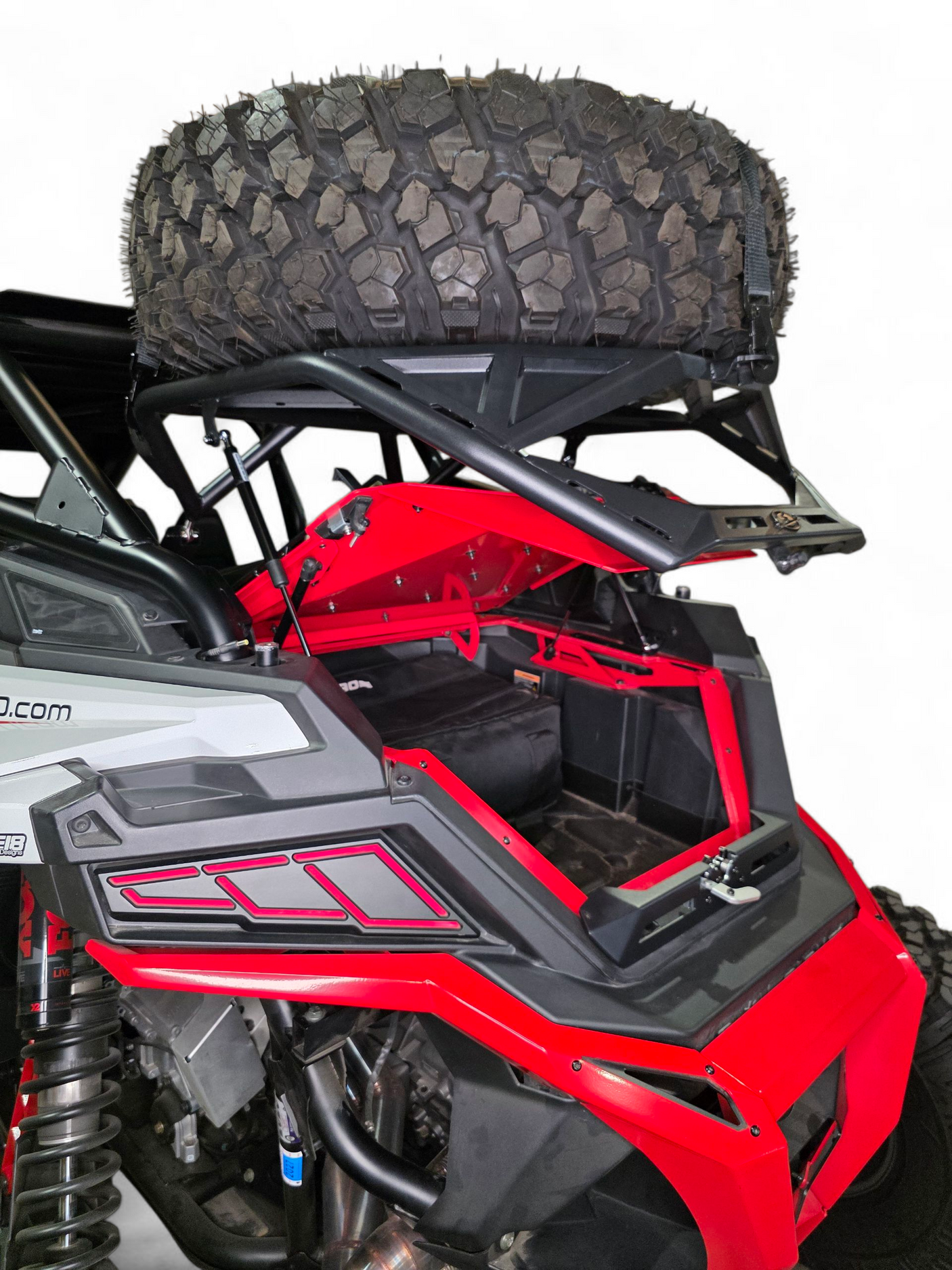 2020+ Polaris RZR Pro XP / Pro R / Turbo R High Clearance Tire Rack by Elektric Offroad