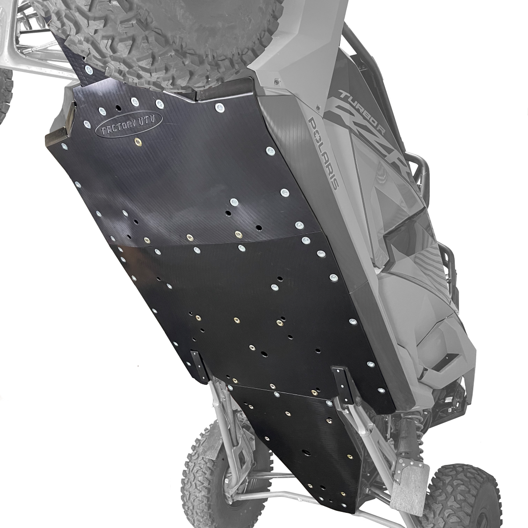 Photo of Polaris RZR Turbo R 4 / Pro S 4 UHMW Skid Plate by Factory UTV - Premium Skid Plates for UTVs / Side by Sides
