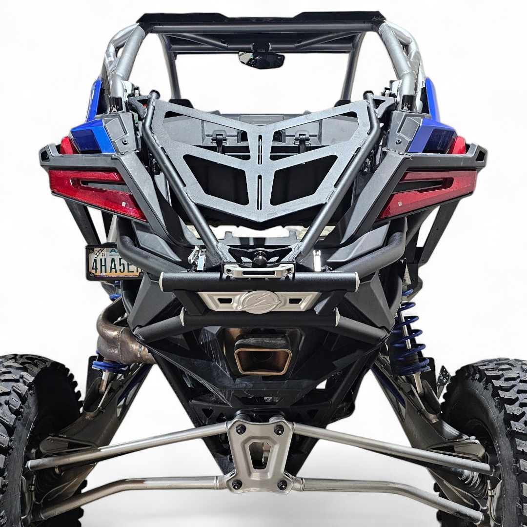 2022+ Polaris RZR Pro R Amp Style Spare Tire Rack Rear Bumper Combo