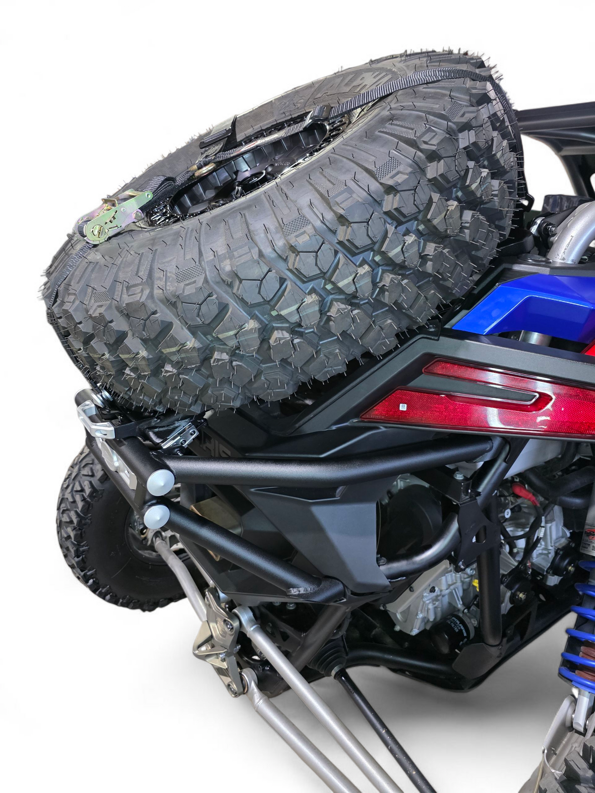 2022+ Polaris RZR Pro R Amp Style Spare Tire Rack Rear Bumper Combo